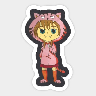 Tiger Girl Sticker